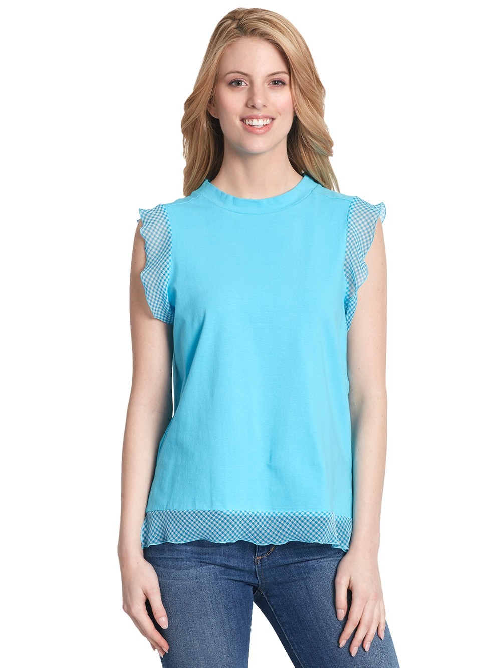 Haley - A Luxurious Casual Yet Softly Romantic Soft Knit Bodied Tank ...