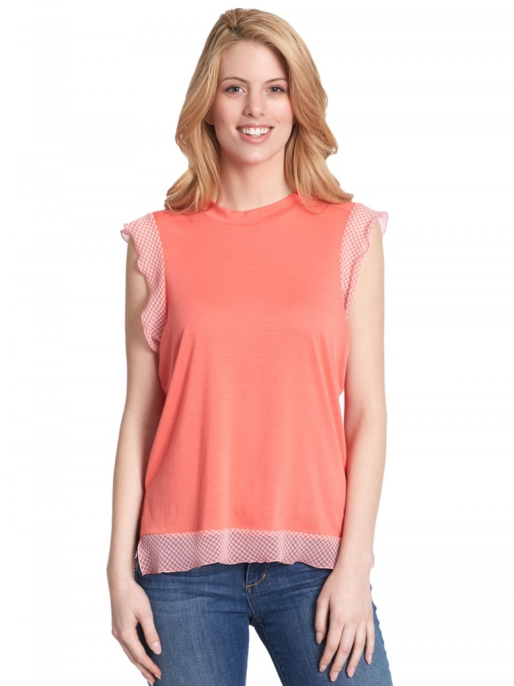 Haley - A Luxurious Casual Yet Softly Romantic Soft Knit Bodied Tank ...